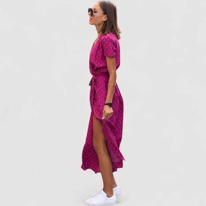 Modisches Sommerkleid mit floralem Muster für Alltag und Freizeit