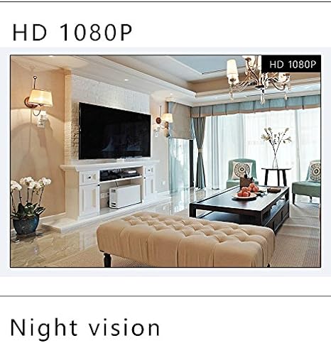 Drahtlose 1080P HD WiFi Überwachungskamera, kompakt, für Innen- und Außenbereich, klare Bilder, ideal für Sicherheit zuhause.