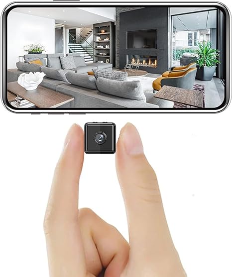 "Drahtlose Mini WiFi Sicherheitskamera, kompakt, wetterbeständig, 1080P HD, ideal für Innen- und Außenüberwachung"