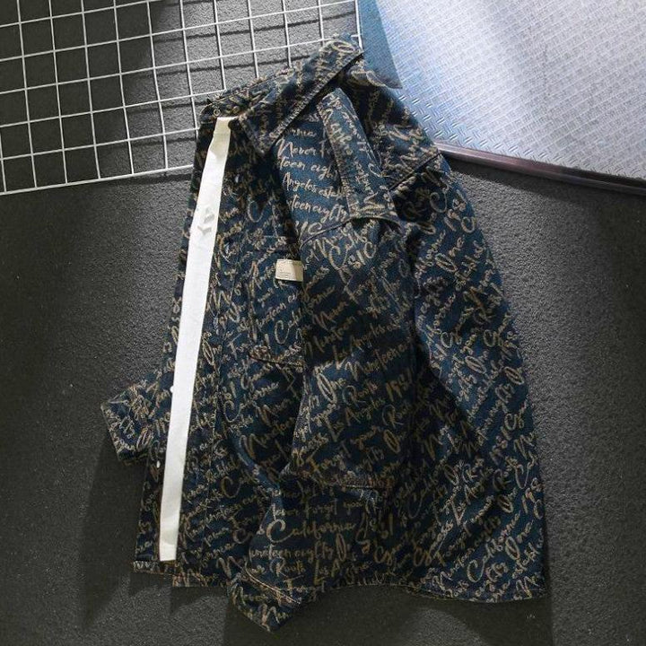 Dunkelblaue Unisex Knopfleiste Jacke, klassisch & vielseitig, ideal als ganzjährige Oberbekleidung für Freizeit.