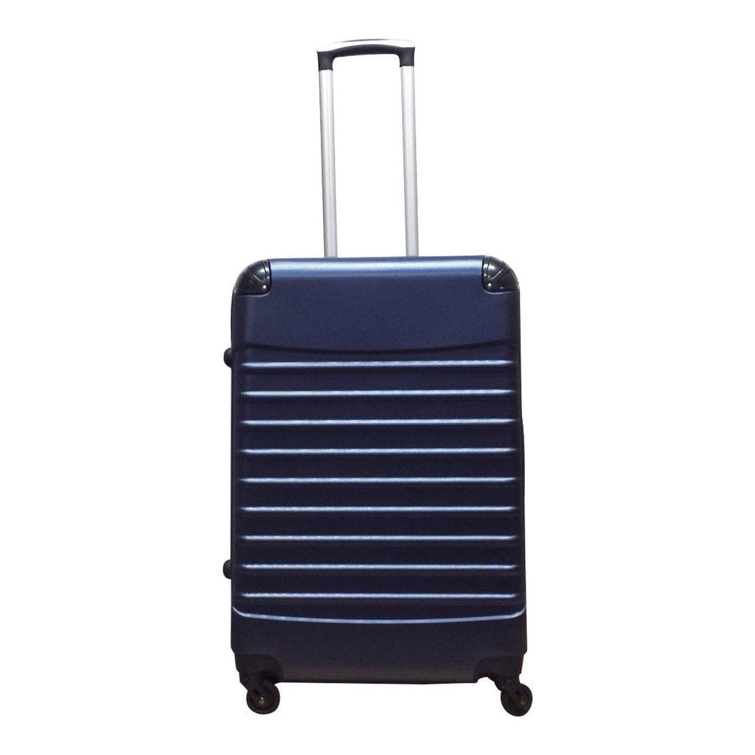 Robustes & stilvolles dunkelblaues 2-teiliges Hartschalen-Kofferset für alle Urlaubs- und Reisebedürfnisse.