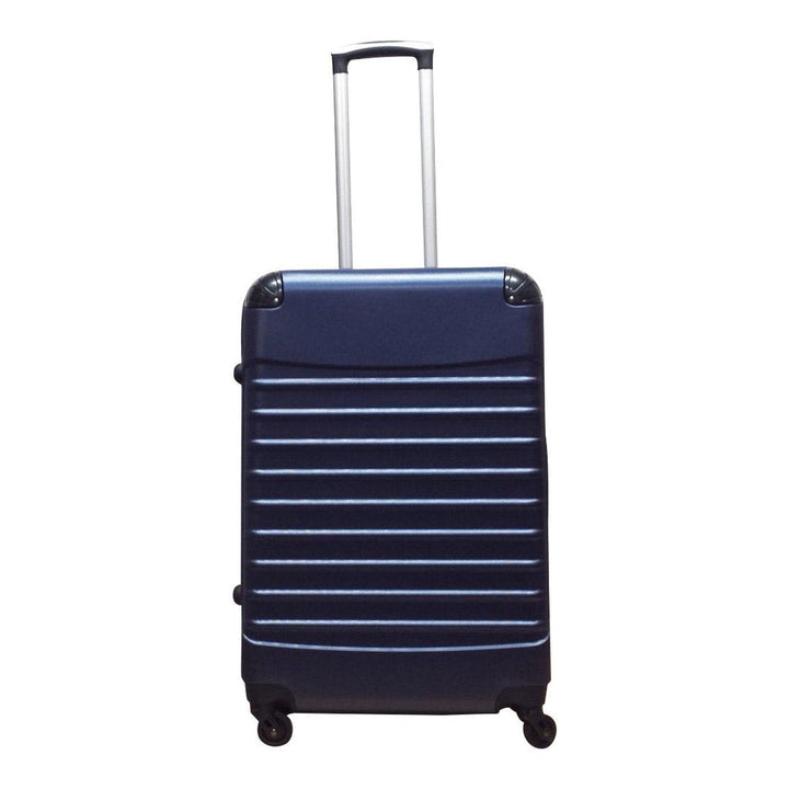 Robustes & stilvolles dunkelblaues 2-teiliges Hartschalen-Kofferset für alle Urlaubs- und Reisebedürfnisse.
