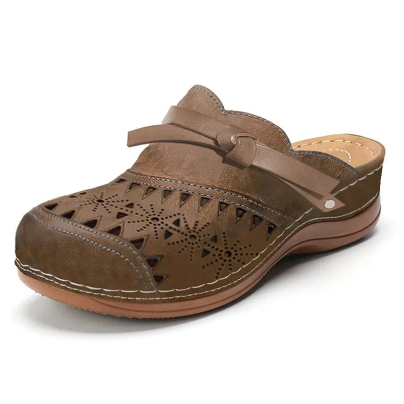 Damen Slipper, orthopädisch, mit Memory-Schaum und Fußgewölbestütze. Leichte Komfortschuhe für den Alltag.