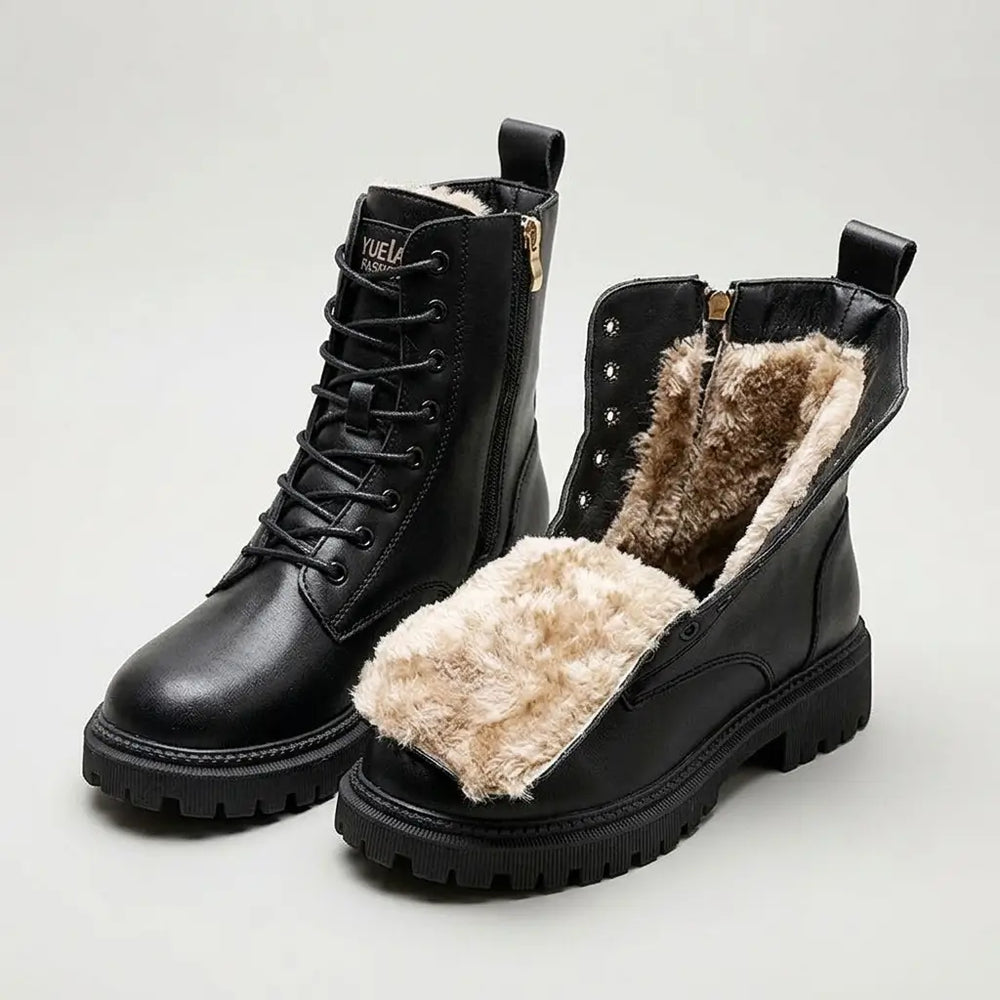 Anke | Stylische Schwarze Winterstiefel Damen