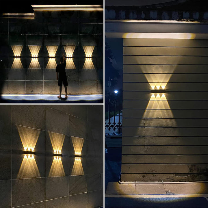 Solar LED Außenwandleuchte Schwarz - Modern & Umweltfreundlich