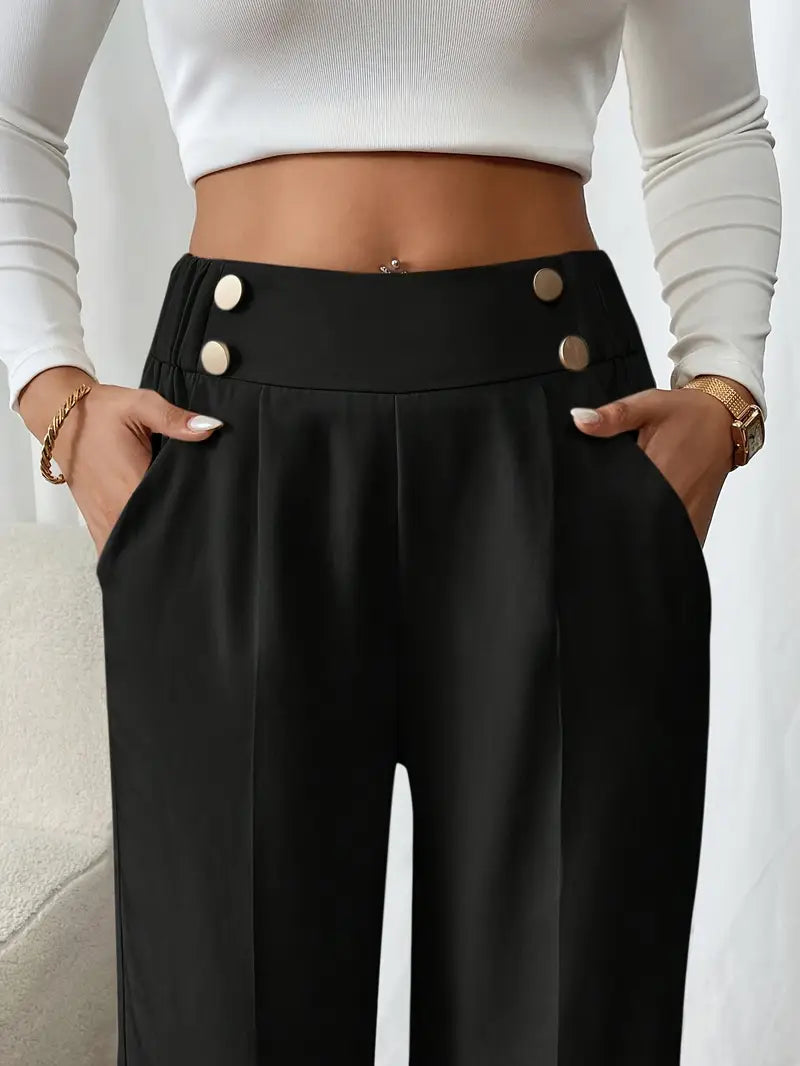 Schicke Bundhose mit weitem Beinschnitt für elegante Outfits