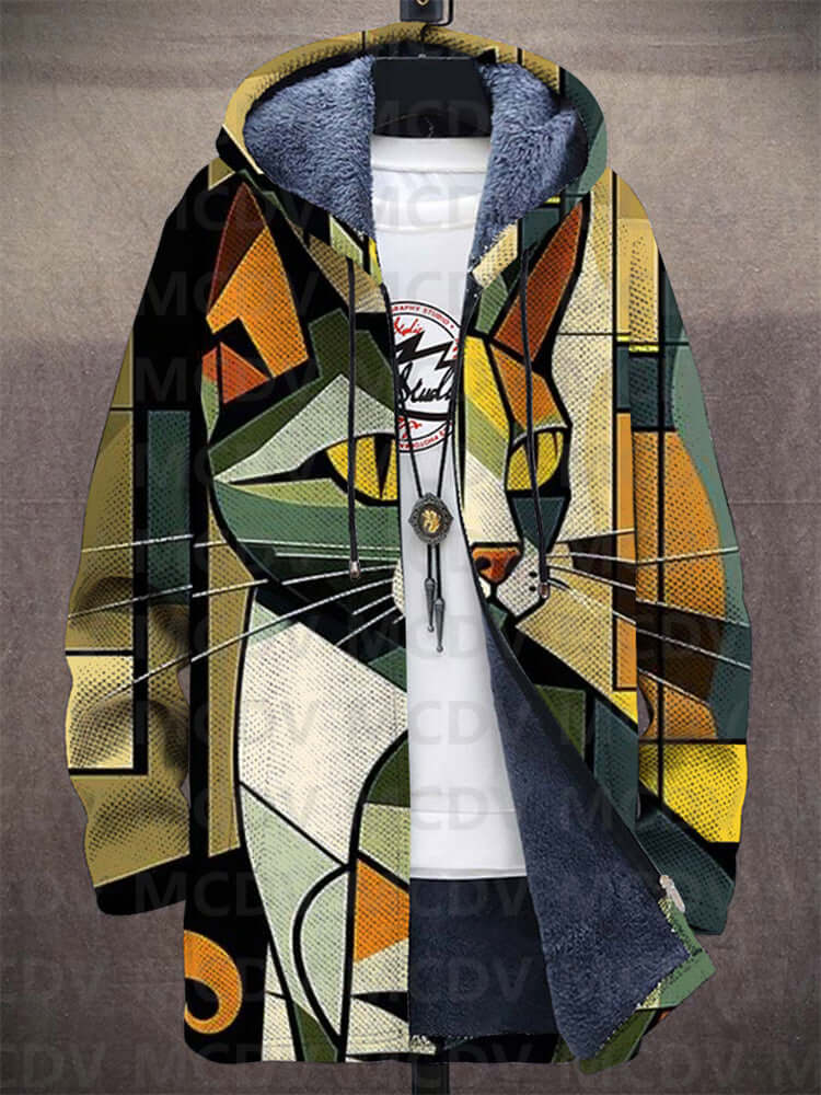 Luxuriöse Damen Strickjacke mit künstlerischem Design
