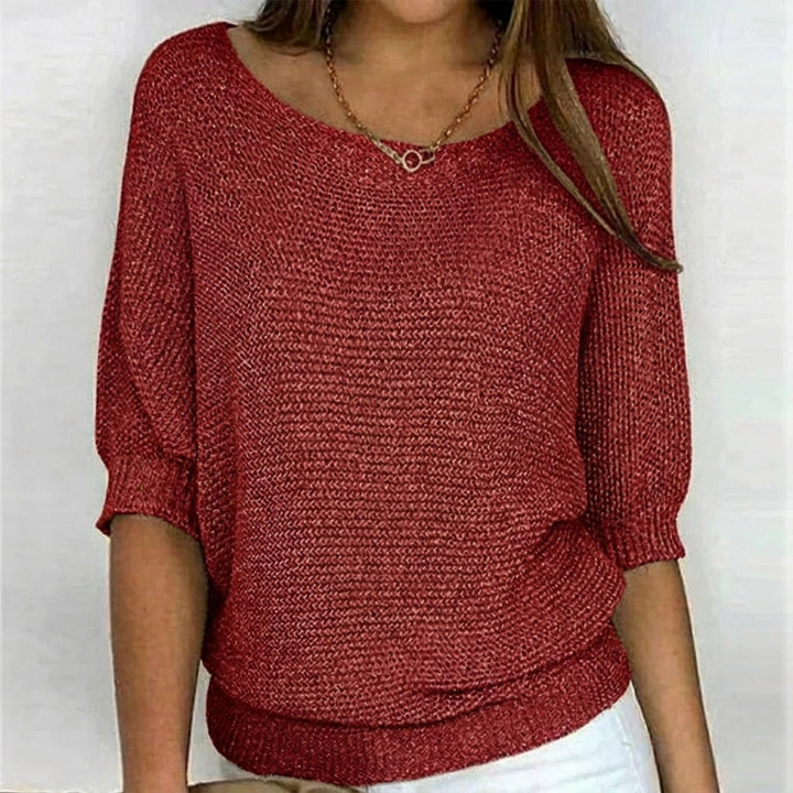 Damen Eleganter Strickpullover Louisa – Stilvoll & Bequem
