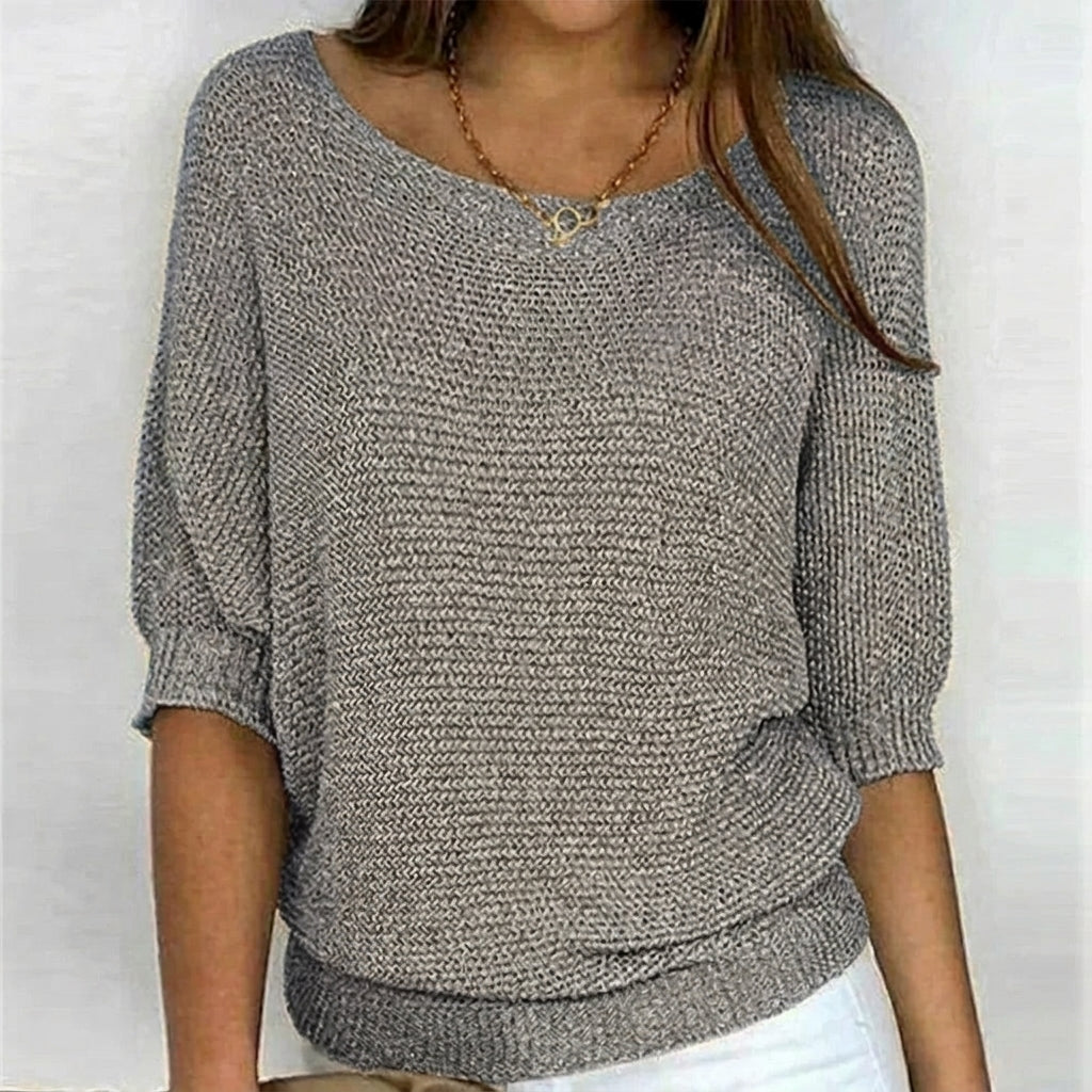 Damen Eleganter Strickpullover Louisa – Stilvoll & Bequem