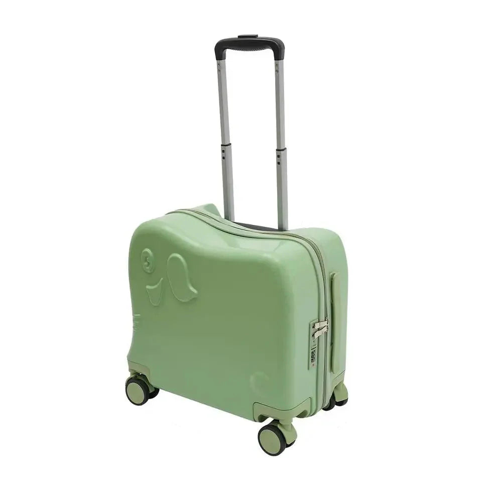 Rollkoffer Elefant: Leichter Hartschalenkoffer für Kinder mit bezauberndem Elefantenmotiv; ideal für den Urlaub und Wochenendtrips.
