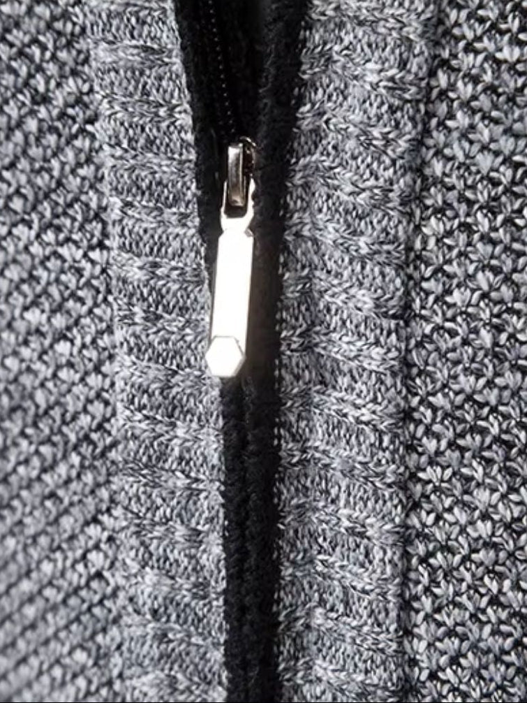 Vielseitiges Herren Reißverschluss Gilet, slim fit, optimal für schicke Freizeitkleidung.