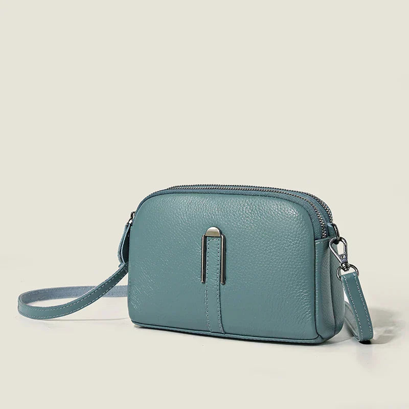 Elegante braune Damen-Crossbody-Tasche, modische Alltagstasche, freihändig tragbar für Stil & Komfort.