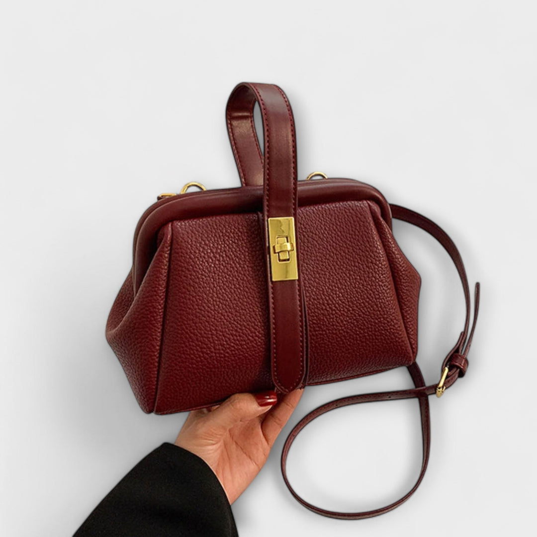 Rote elegante Sommertasche, Damen Mini-Handtasche, vielseitiges Accessoire.
