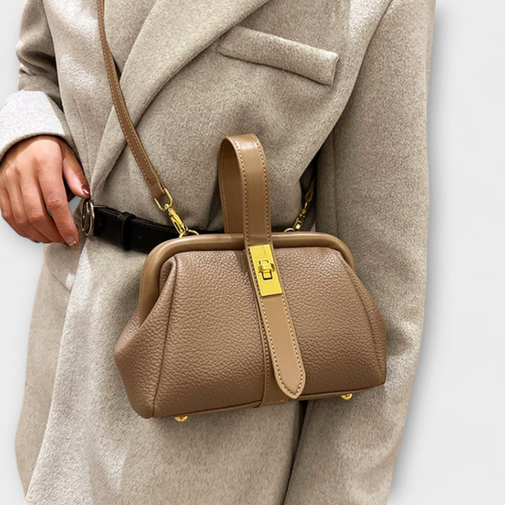 Schwarze Damen-Handtasche, modische Mini-Tasche, ideal für Tag & Abend.