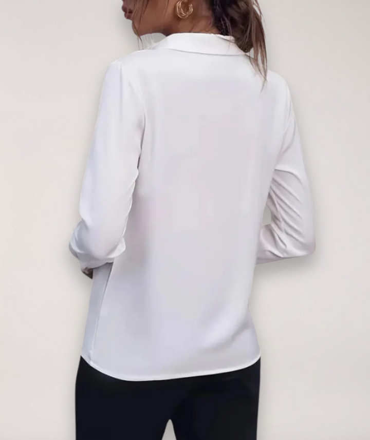 Vielseitige Frühlings-Damenbluse, schick & elegant. Ideal für Büro & stilvolle Freizeit-Outfits.