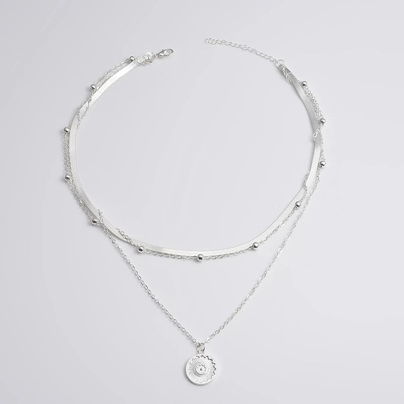 Hochwertige 925 Sterling Silberkette für Damen, handgefertigt. Rundes, edles Schmuckstück, perfektes Geschenk.