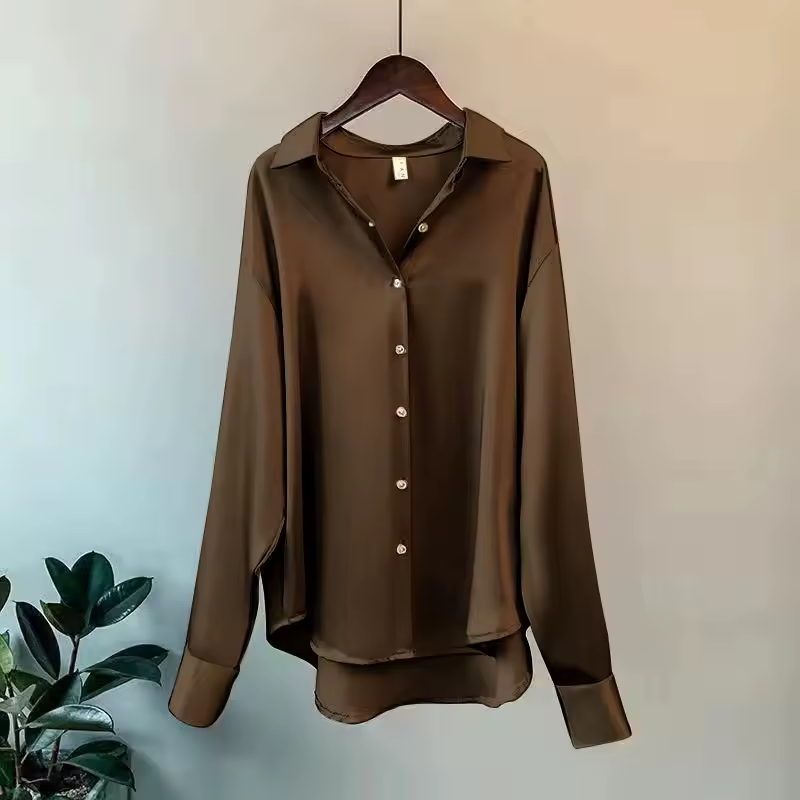 Vielseitige Damen Langarmbluse. Elegant für das Büro, bequem für die Freizeit, perfekt für jeden Anlass.