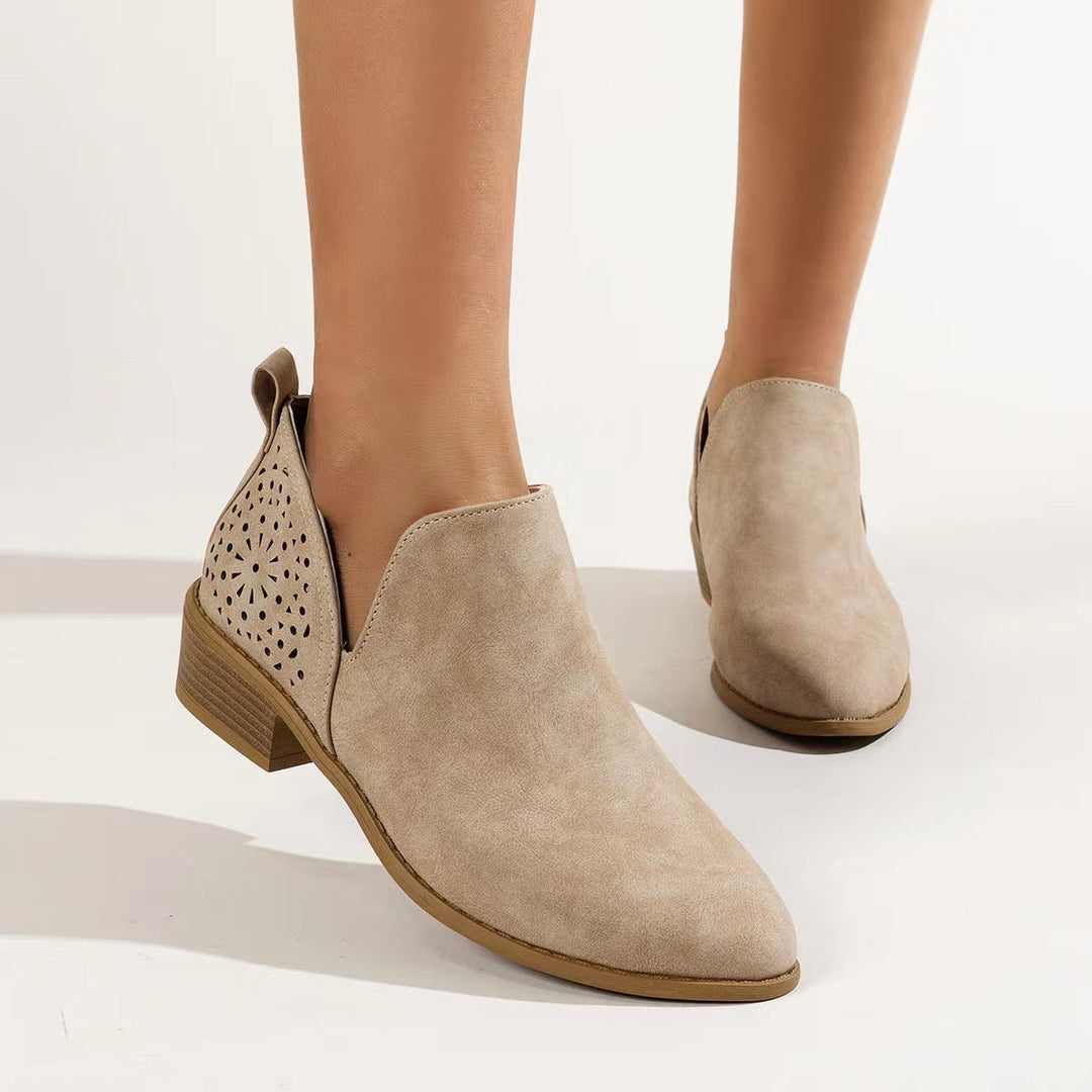 Elegante Damen Lederschuhe mit orthopädischer Sohle, in klassischem Design, aus hochwertigem, strapazierfähigem Leder.