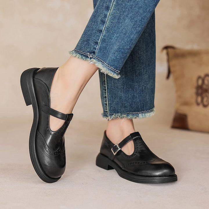 Komfortable Mary Janes Damenschuhe mit elegantem Design, sicherem, verstellbarem Riemen und rutschfester Sohle.