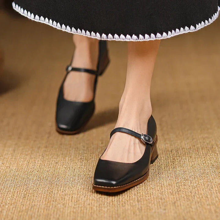 Vielseitige elegante Damen Sandalen mit Blockabsatz für Business Casual, Freizeit. Komfortable Sommerschuhe.