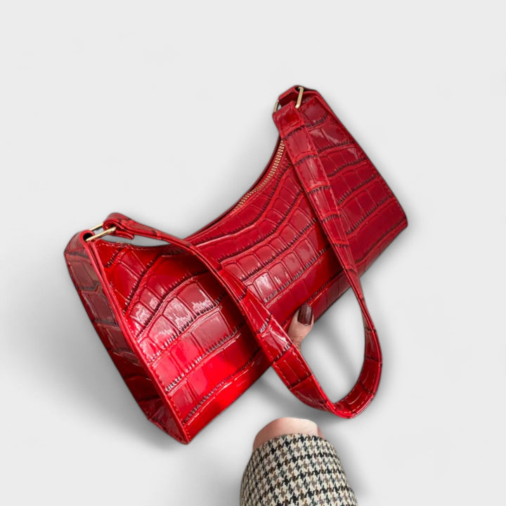 Elegante Damen Schultertasche aus Kunstleder, klassisch und modisch für jeden Anlass.