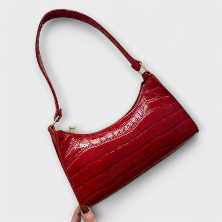 Modische Damen Umhängetasche, kleines Format, aus Kunstleder, für einen modernen Look.