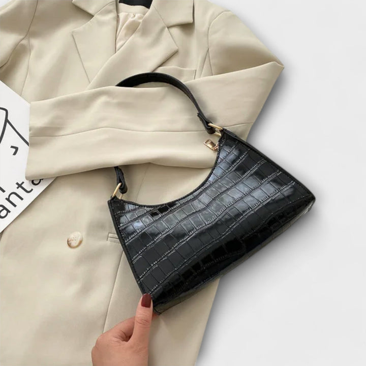 Kompakte Damen Elegante Tasche, Kunstleder, für Abendveranstaltungen oder besondere Momente.