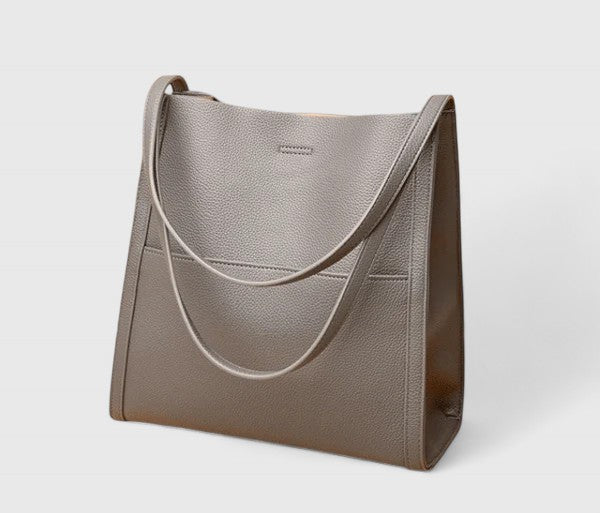 Schicke Damen Schultertasche, minimalistisch & modern. Vielseitige Alltagstasche in hochwertiger Lederoptik für jeden Anlass.