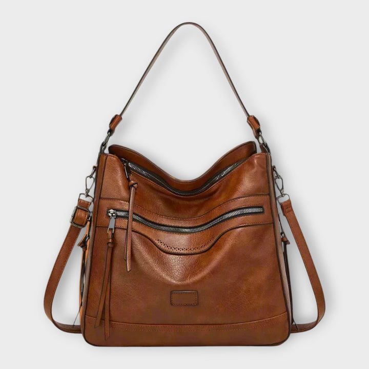 Stilvolle Damentasche in Braun, elegante Schultertasche für Frauen, perfekt als Alltagsaccessoire.