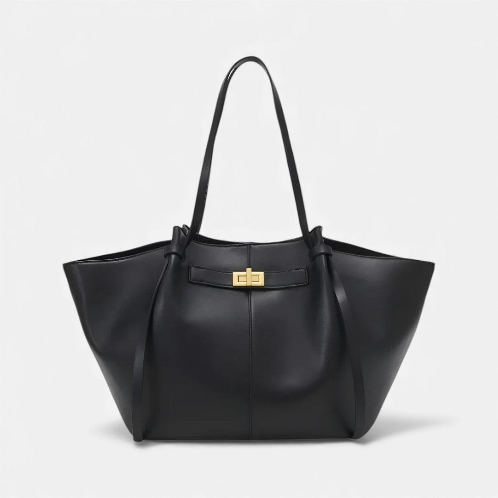 Hochwertige Damen Shopper-Tasche aus pflegeleichtem Kunstleder. Elegant und praktisch als modische Handtasche.
