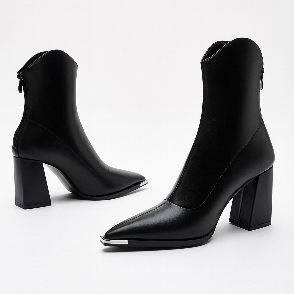 Vielseitige Ankle Boots für Damen, perfekt für den Frühling, mit eleganter spitzer Kappe.