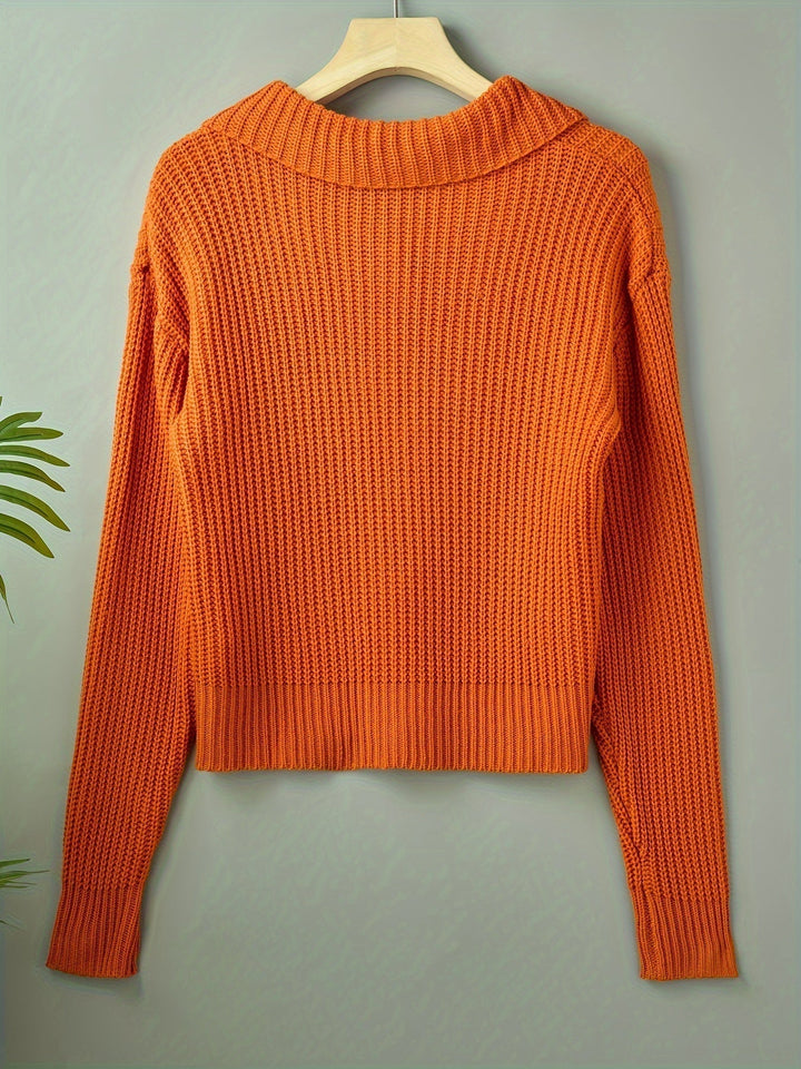 Modische Damen-Reversjacke, lockerer Schnitt. Ideal als komfortable Übergangsjacke für den Herbst.