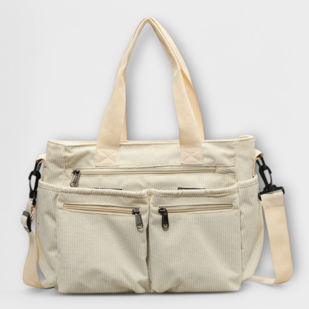 Hochwertige Schultertasche: geräumige Damen Tote Bag für einen organisierten Alltag.