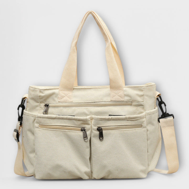 Hochwertige Schultertasche: geräumige Damen Tote Bag für einen organisierten Alltag.