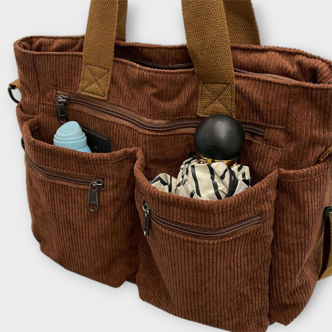 Moderne Damentasche: geräumiger Shopper im Tote-Stil, ideal für Büro & Freizeit.