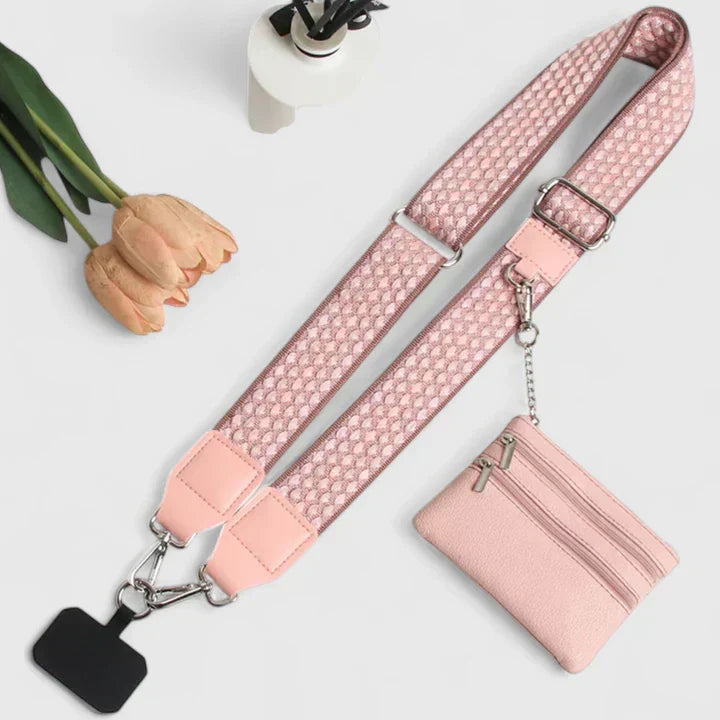 Edle Damen Umhängetasche, kompakt und stilvoll. Ideal für Handy und kleine Wertgegenstände.
