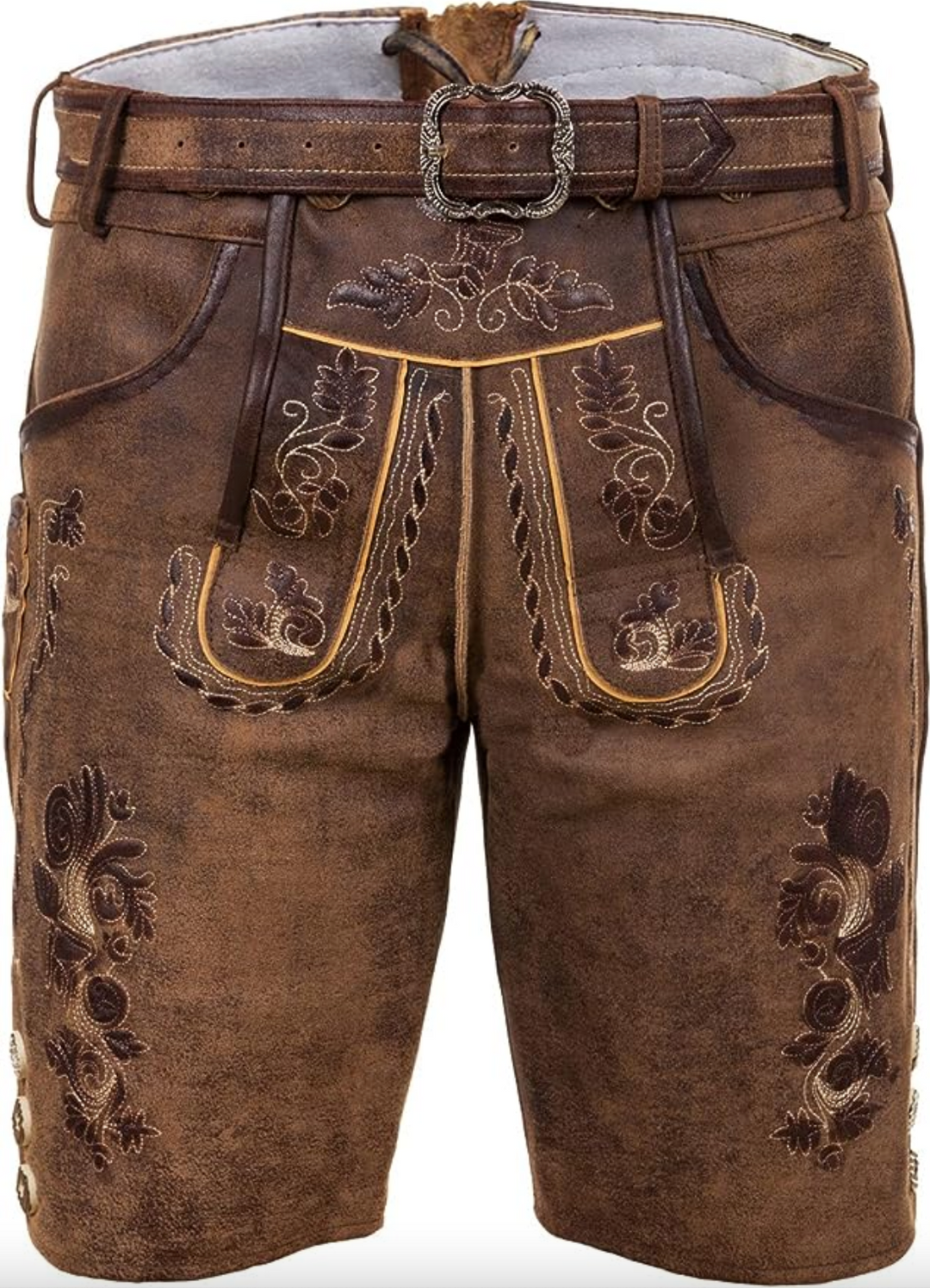 Elegante Herren-Lederhose mit einzigartigem Design, klassischer Schnitt; ideal für besondere Anlässe und modischen Stil.