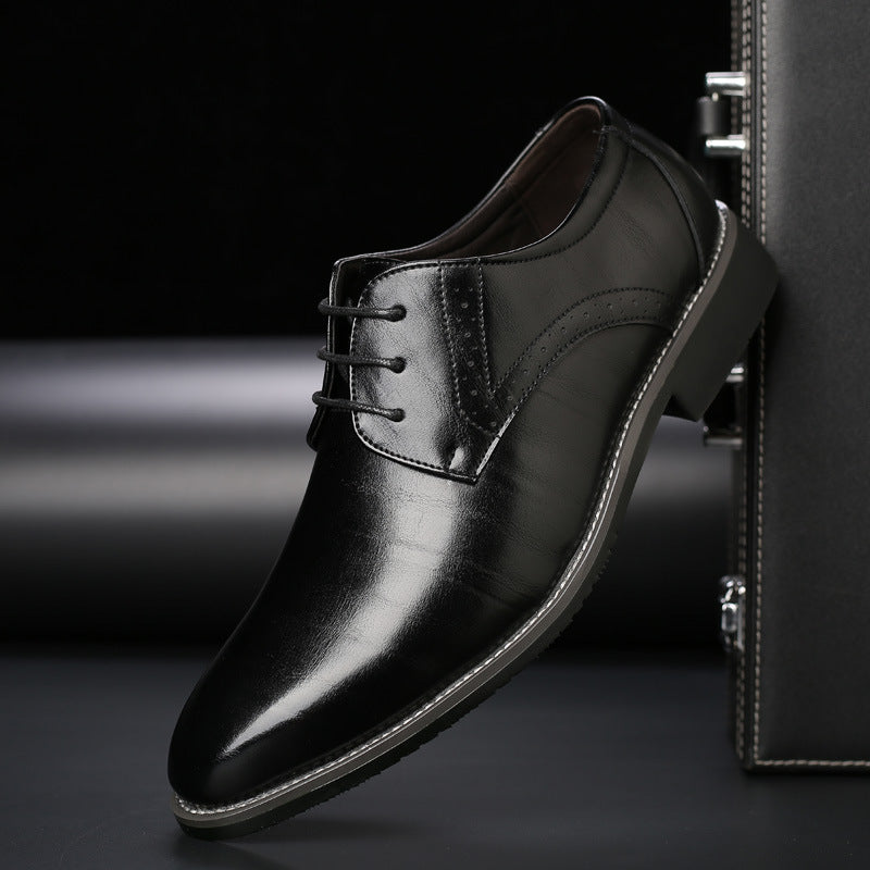 Hochwertige Herren Oxford Schnürschuhe aus Premium-Leder, elegante Business-Schuhe mit zeitlosem Design.
