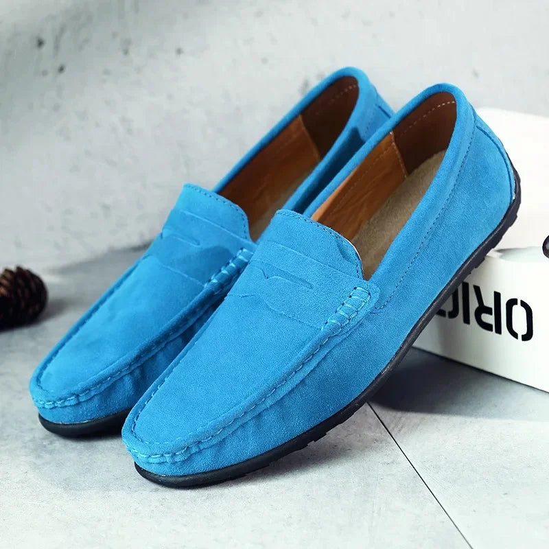 Herren Loafers, bequem und elegant, ideal für Frühlingsspaziergänge oder stilvolle Business Casual Looks.