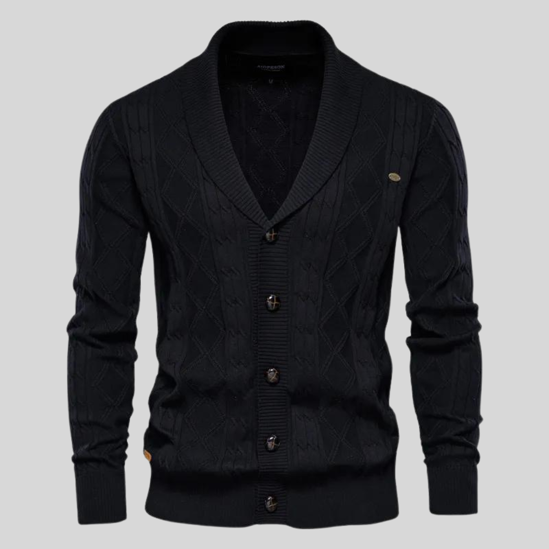 Elegante Herren V-Ausschnitt Weste mit Knopfleiste, perfekt für Business und Smart-Casual Anlässe.