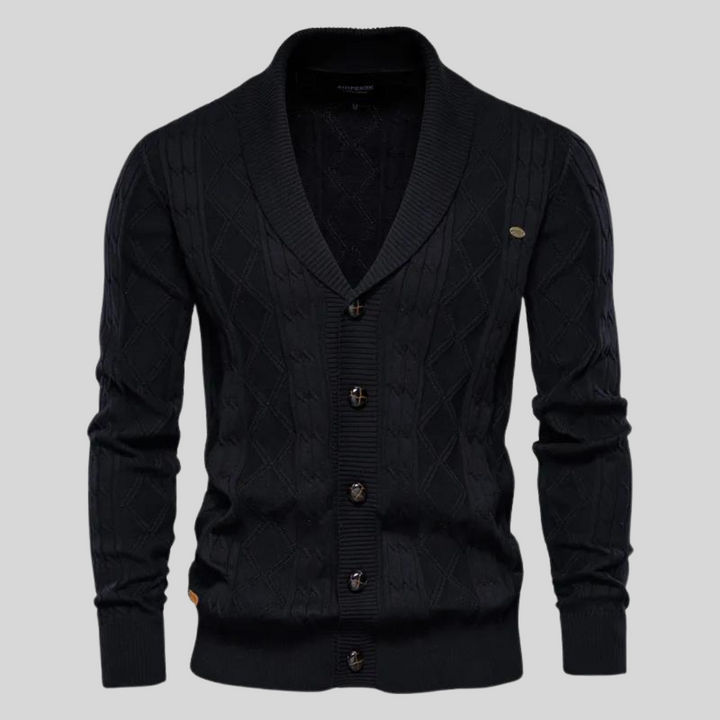 Elegante Herren V-Ausschnitt Weste mit Knopfleiste, perfekt für Business und Smart-Casual Anlässe.