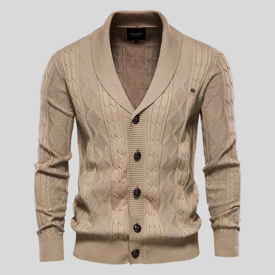 Klassische Herren V-Ausschnitt Weste mit eleganter Knopfleiste, ideal für Business und legere Outfits.
