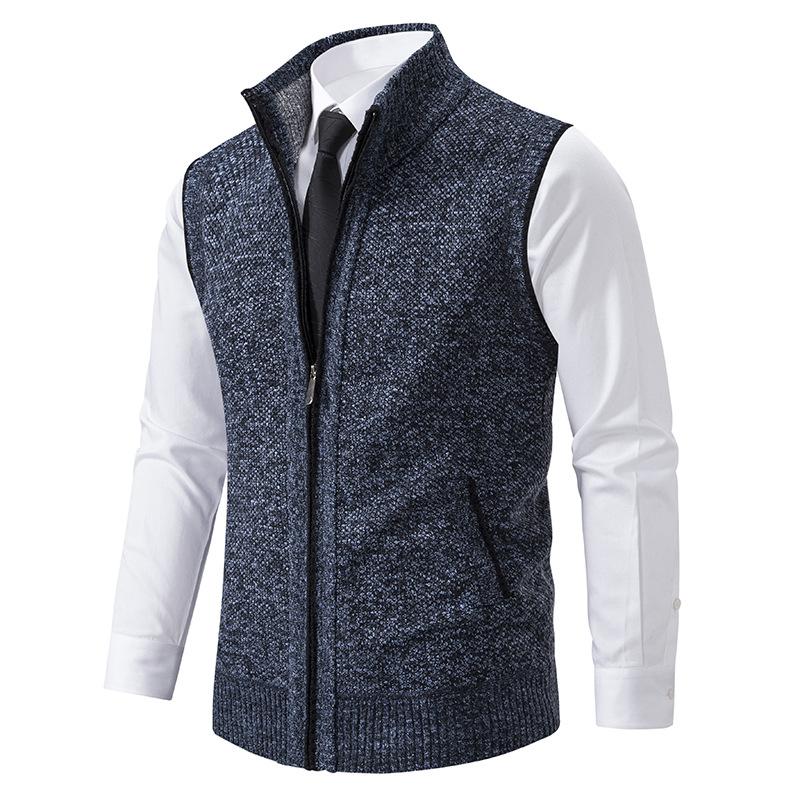 Elegante Herrenweste in Anthrazit, vielseitig für formelle und legere Anlässe.