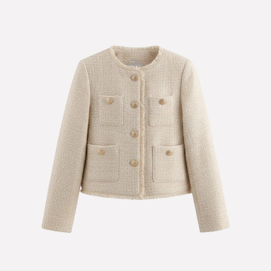 Leichte Jelani Damen-Blazerjacke für Frühling & Sommer. Elegant & modern. Perfekt für Alltag.