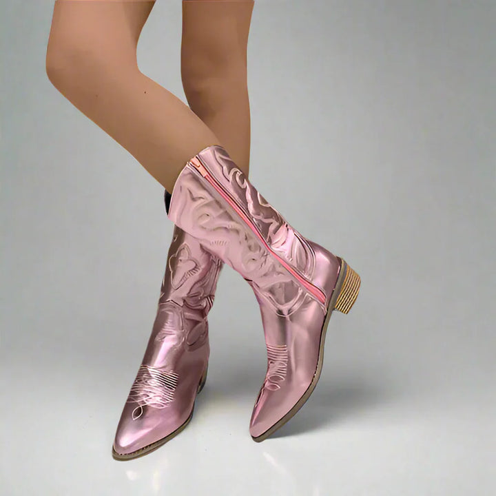 Elegante Klassische Damenstiefel in Schwarz, perfekt für Herbst & Winter. Bequeme Damenschuhe für jeden Tag.