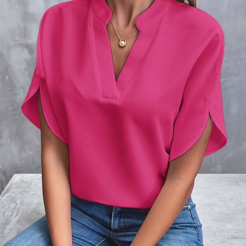 Elegante, leichte Damenbluse für vielseitige Anlässe, ideal für Frühling und Sommer. Stilvoll und komfortabel.