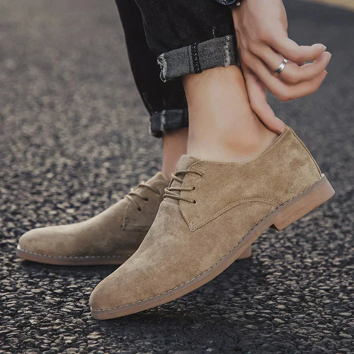 Vielseitige Herren-Derbyschuhe mit Schnürung, minimalistisch & bequem. Perfekt für den Frühling, Business oder Casual.