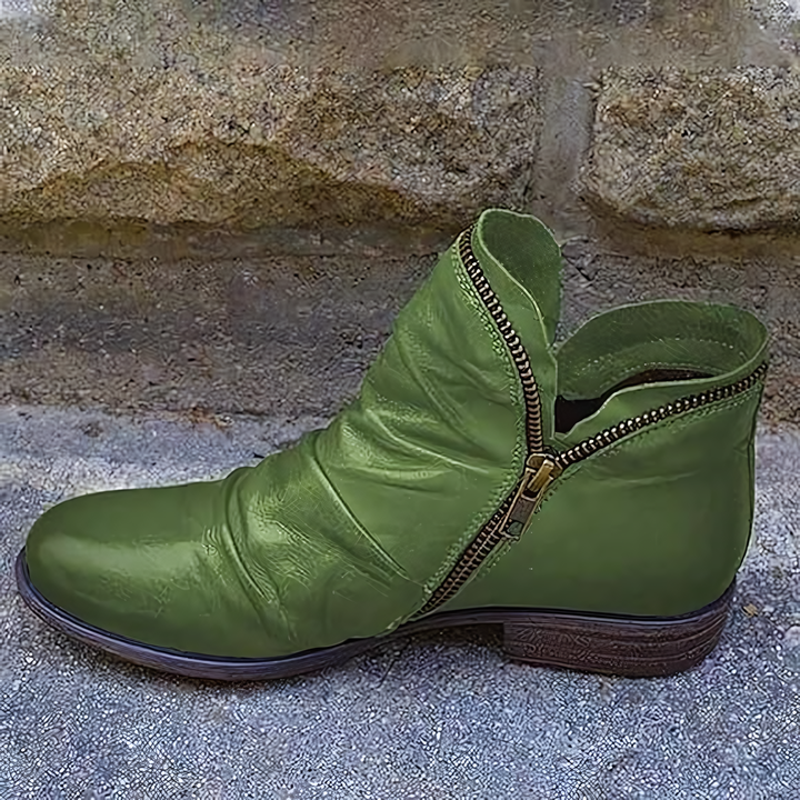 Stilvolle Unisex Herbststiefel in Schwarz, vielseitig & bequem für modische Freizeit-Outfits.