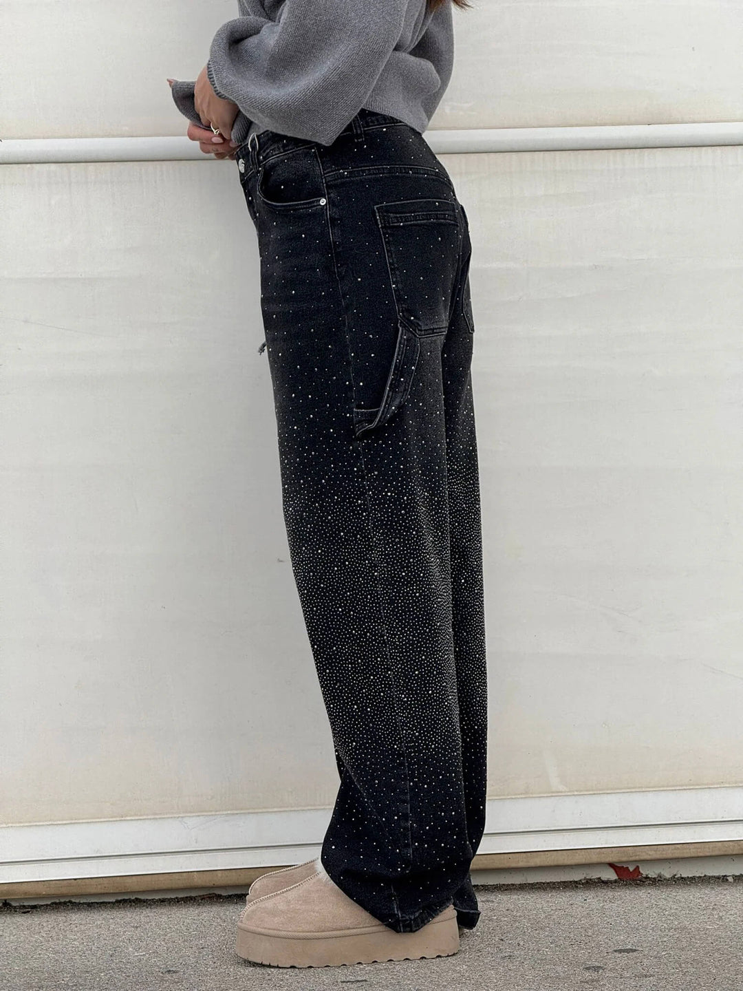 Komfortable weite Damenhose, Loose Fit, elegant für Frühling, Freizeit & bürotauglich.