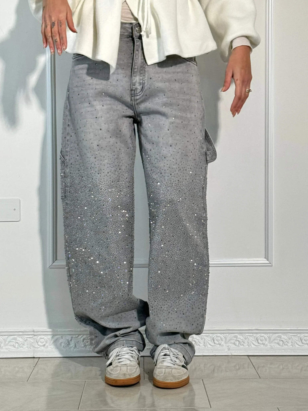 Feminine weite Hose für Damen, frühlingstauglich, stylisch & komfortabel, Loose Fit.